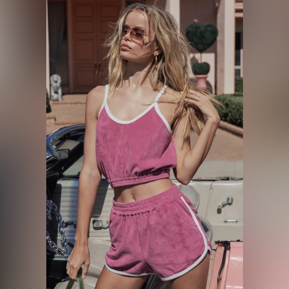 NWT SPELL Miami Shorts Mauve Small